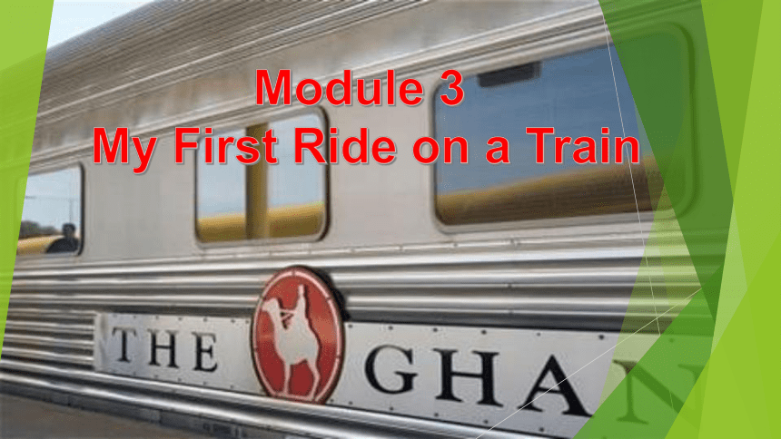 外研版必修一Module 3 My First Ride on a Train New Words课件（共20张PPT）