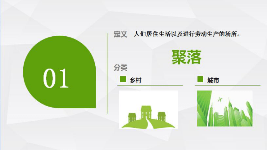 4.3人类的聚居地—聚落 课件2022-2023学年人教版地理七年级上册(共43张PPT)