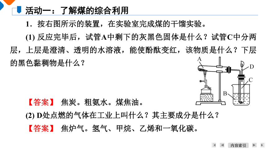 8.1.3 煤、石油和天然气的综合利用 课件 2023-2024学年高一下学期化学人教版（2019）必修第二册（共22张PPT）