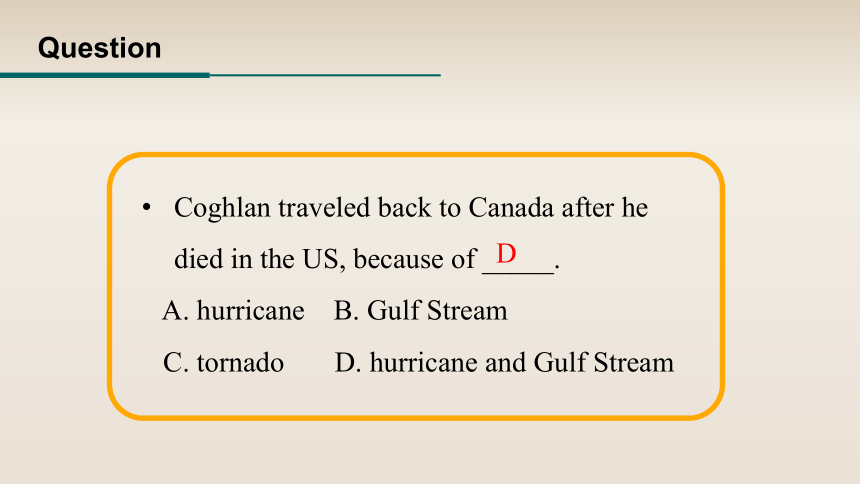 外研版必修三Module 3 The Violence of Nature Reading （共21张PPT）