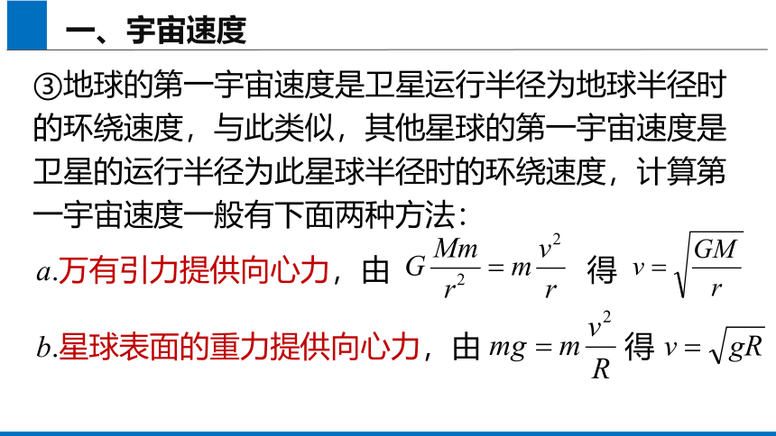 2019人教版 物理必修二  7.4 宇宙航行 课件 (共42张PPT)