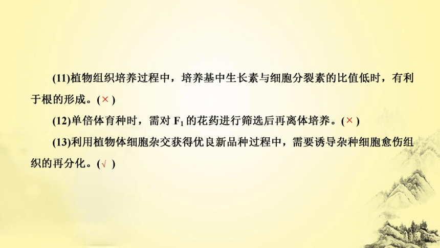 新人教生物二轮复习课件15 细胞工程(课件共62张PPT)