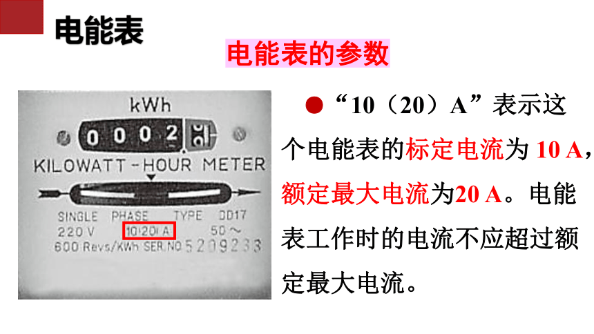 18.1电能电功课件(共33张PPT)2022-2023学年人教版物理九年级全一册