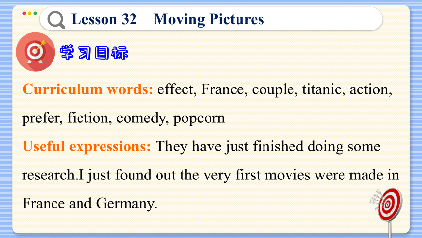 Lesson 32  Moving Pictures 课件（37张PPT)