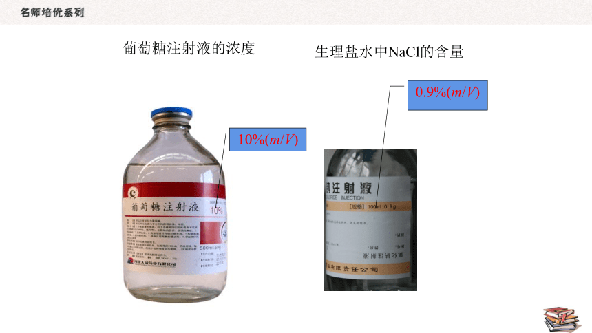 人教版化学九年级下册  9.1.1溶质的质量分数 同步课件（20张PPT）