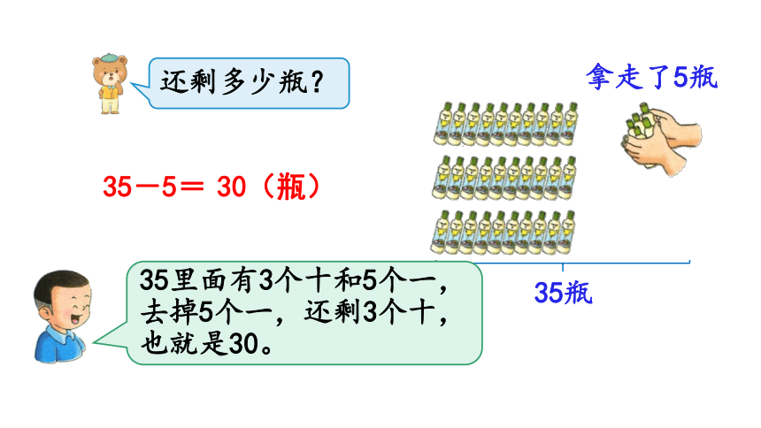 数学冀教版一年级下5.1  整十数的加减、5.2 整十数加、减整十数 课件（共28张PPT)