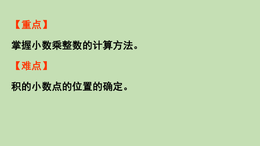 青岛版数学五年级上册 一 今天我当家——小数乘法 信息窗1  小数乘整数 课件（31张ppt）