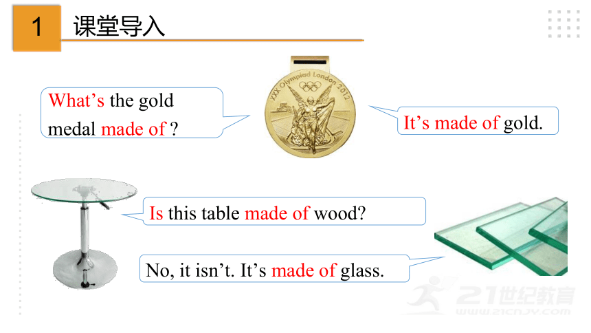 Unit 5 What are the shirts made of? Section A （Grammar Focus-4c)课件(共35张PPT)