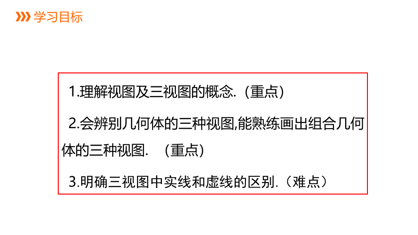 2021-2022学年九年级数学北师大版上册5.2视图  第1课时  简单几何题的三视图 课件（19张PPT）