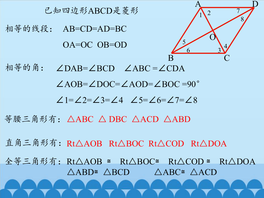 沪科版数学八年级下册 19.3矩形、菱形、正方形-菱形 课件 (共27张PPT)