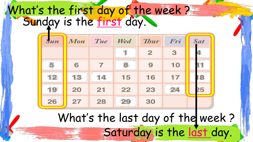 Unit4 There are seven days in a week. Lesson23  课件（ 共41张PPPT）