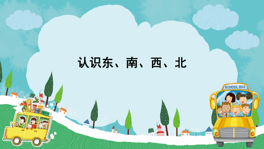 认识东、南、西、北（课件）-三年级下册数学人教版（共14张PPT）