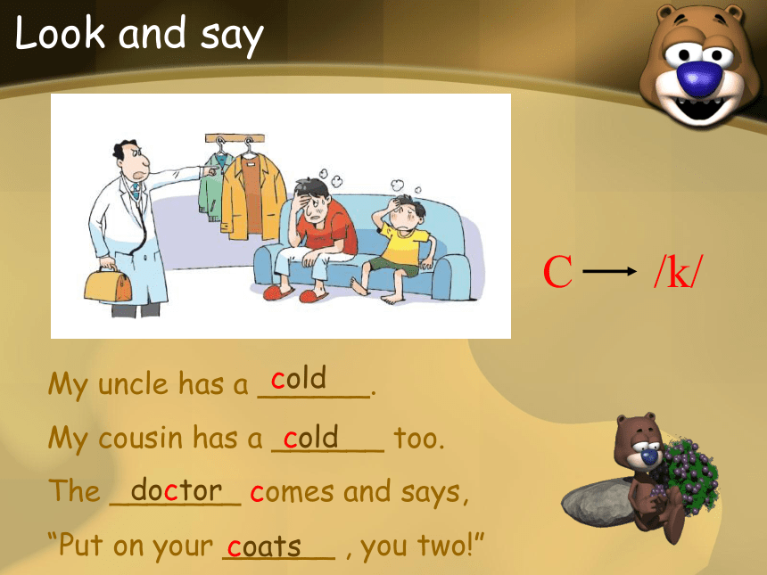 Unit 1 Goldilocks and the three bears（Sound time Culture time-Cartoon time）课件（共17张PPT）