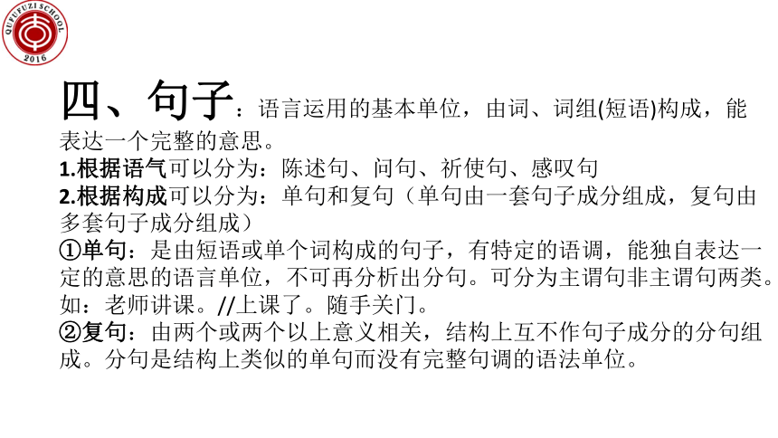 2024届高考语文复习：语法必备知识及相关题目 课件(共31张PPT)