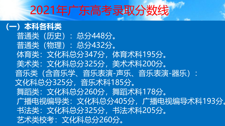 广东省2021-2022学年高一选科策略及建议 课件（15张PPT）