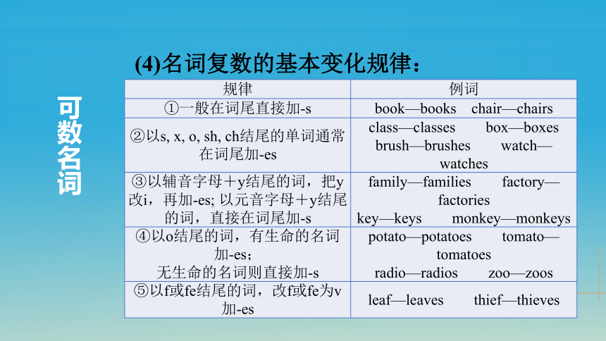 人教版九年级下册 Unit14 名词 课件(共28张PPT)