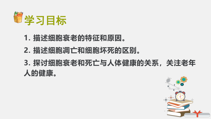 生物人教版（2019）必修1 6.3细胞的衰老和死亡  课件 （共41张ppt）