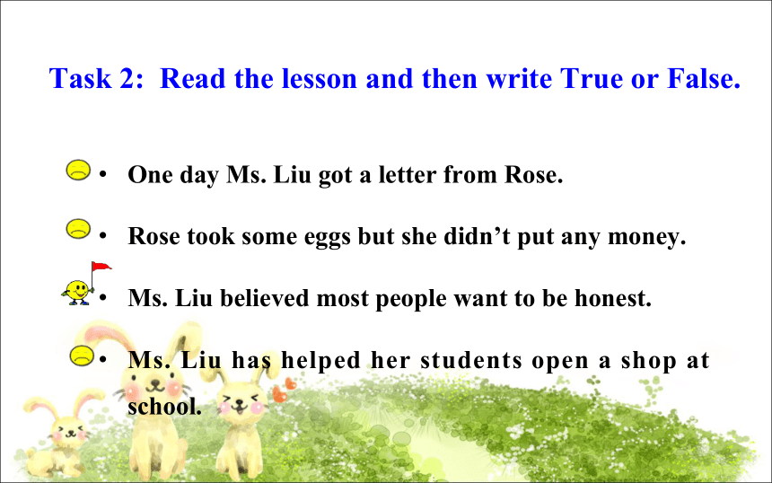 Unit 5  Lesson 28  Ms. Liu‘s Great Idea 课件 (共14张PPT)