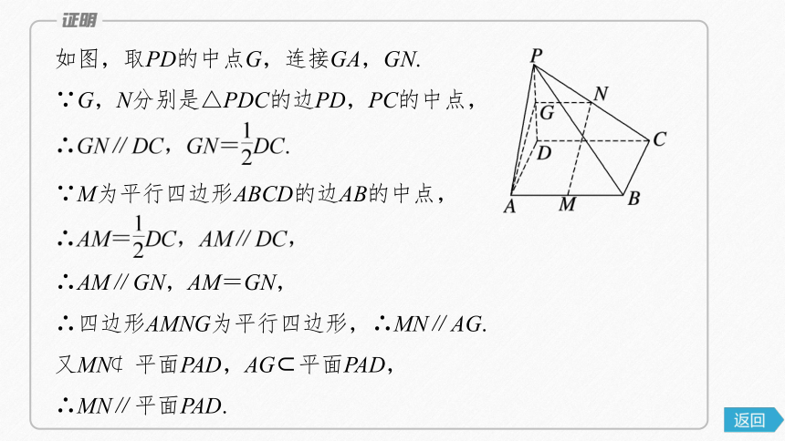 8.5.2　直线与平面平行  课件（共61张PPT）