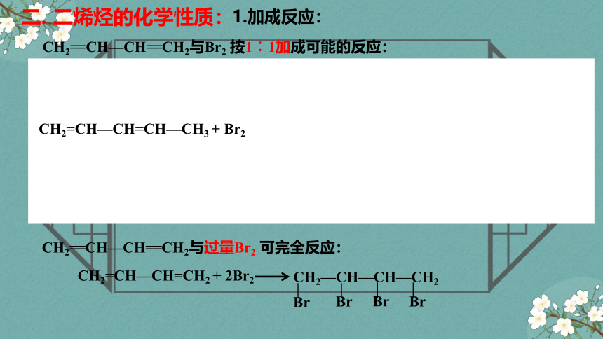 3.1.3二烯烃的结构与性质  课件(共11张PPT)   2022-2023学年高二化学苏教版（2019）选择性必修3