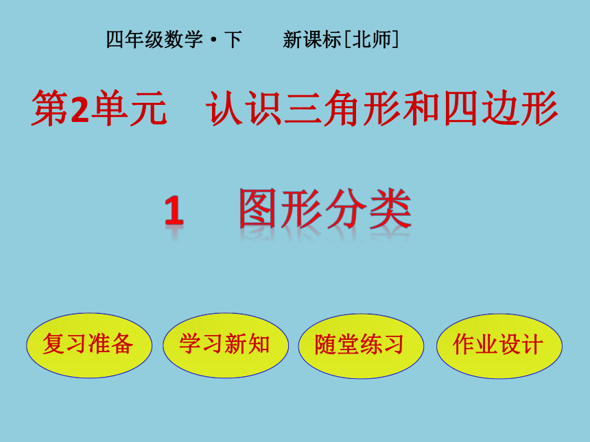 小学数学北师大版四年级下2 图形分类 课件（22张ppt）