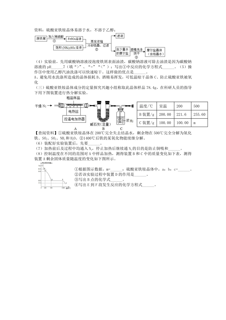 2024年江苏盐城中考化学第一次模拟考试热身练习卷(含答案)