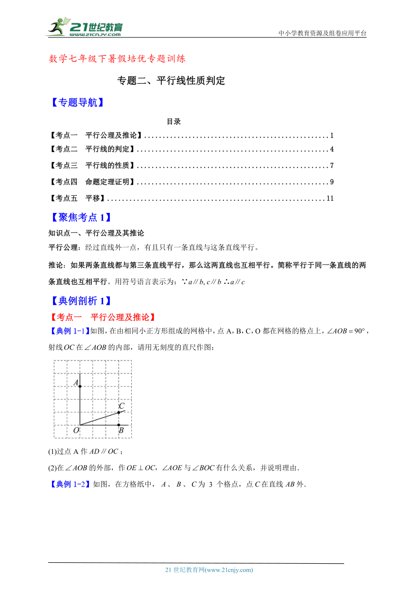 数学七年级下暑假培优专题训练2（含解析）