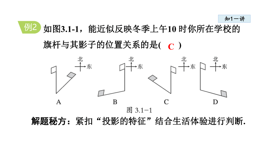 湘教版九年级数学下册3.1投 影课件(共50张PPT)