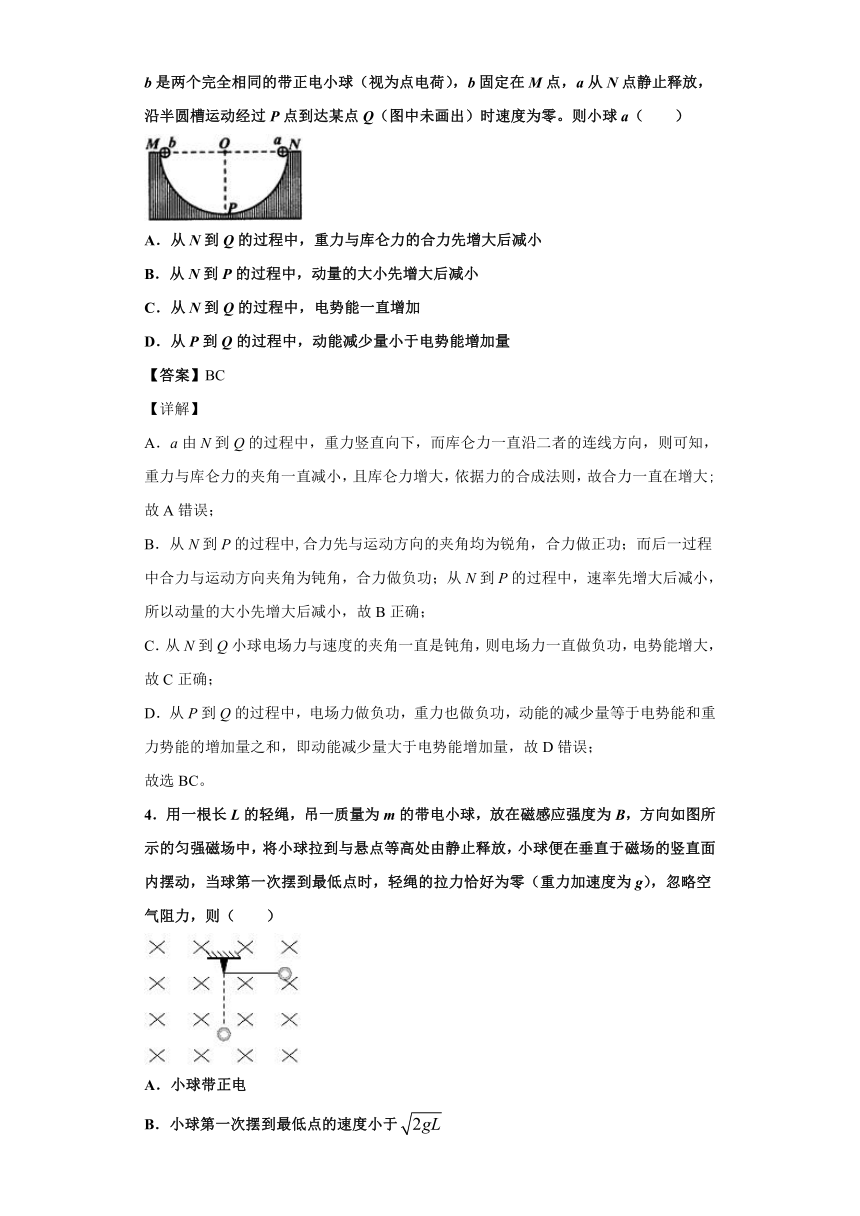 专题32带电粒子在电磁场和重力场中变速圆周运动（含解析）【备考2022】高考物理 一轮复习