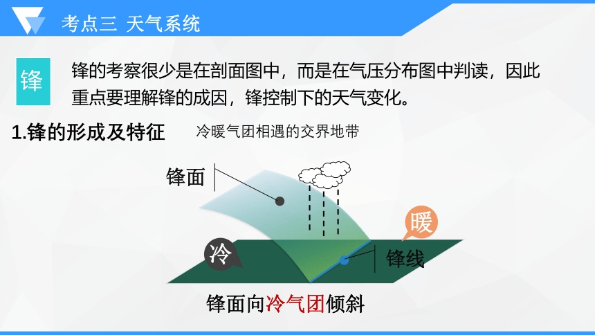 专题三  大气运动规律   考点三  天气系统和气象灾害课件(共58张PPT)