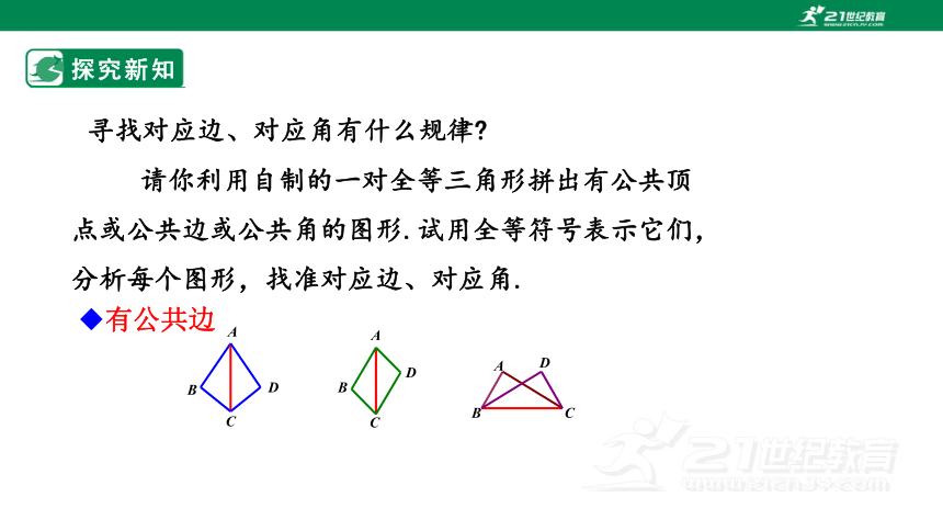 12.1全等三角形 课件（共23张PPT）