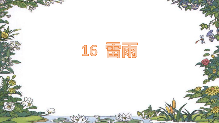 16  雷雨（课件）(共24张PPT)