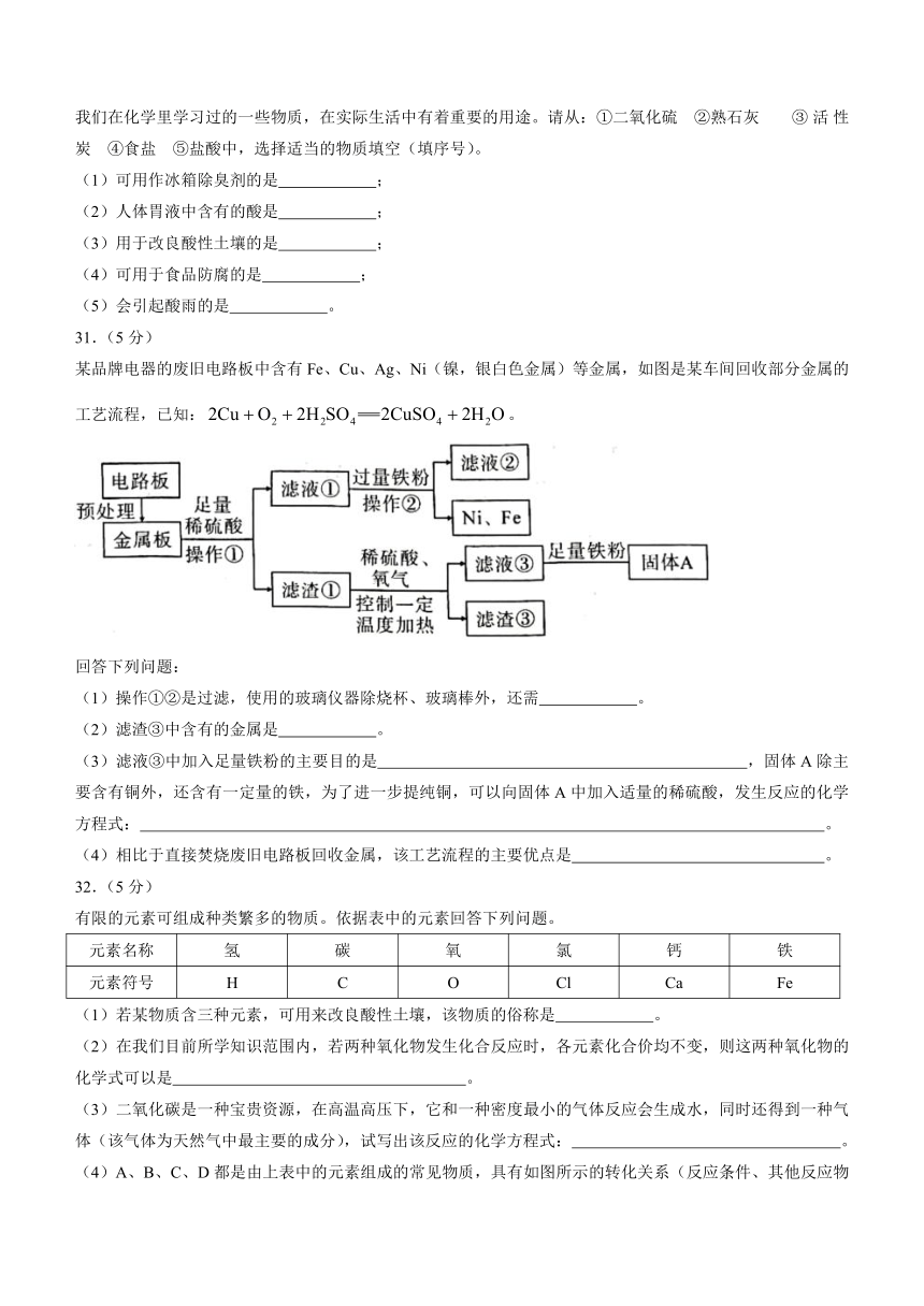 2023年湖北省黄冈市八校中考模拟联考化学试题 (含答案)