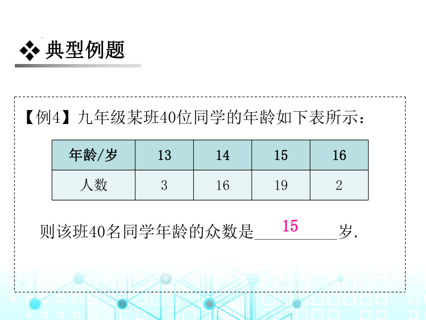 北师大版数学八年级上册6.2  中位数与众数习题课件（33张）