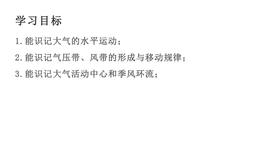 第三章 大气的运动  第一节 气压带、风带的形成和移动 课件（共29页）