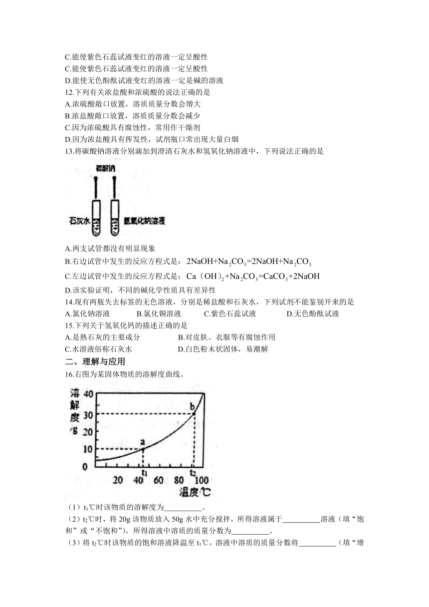 山东省淄博市高青县(五四制)2021-2022学年九年级上学期期中化学试题(word版含答案)