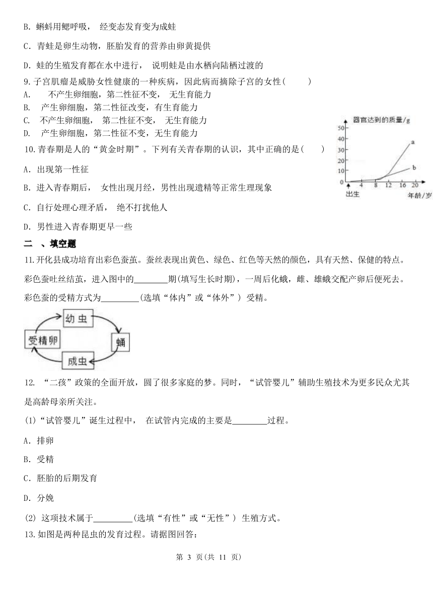 第1章 代代相传的生命 复习专题（1.1-1.3，含解析）