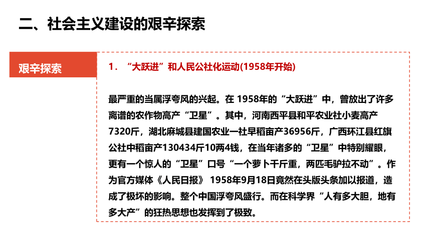 6.2 艰辛探索与建设成就 课件（39张PPT）