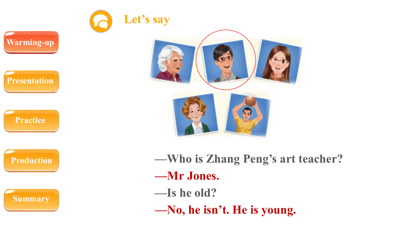 Unit 1 What’s he like？B Let’s talk课件（共25张PPT）