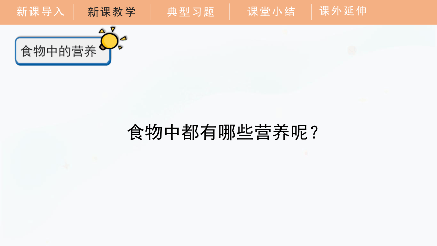 2.5 食物中的营养 课件 四年级科学上册 教科版