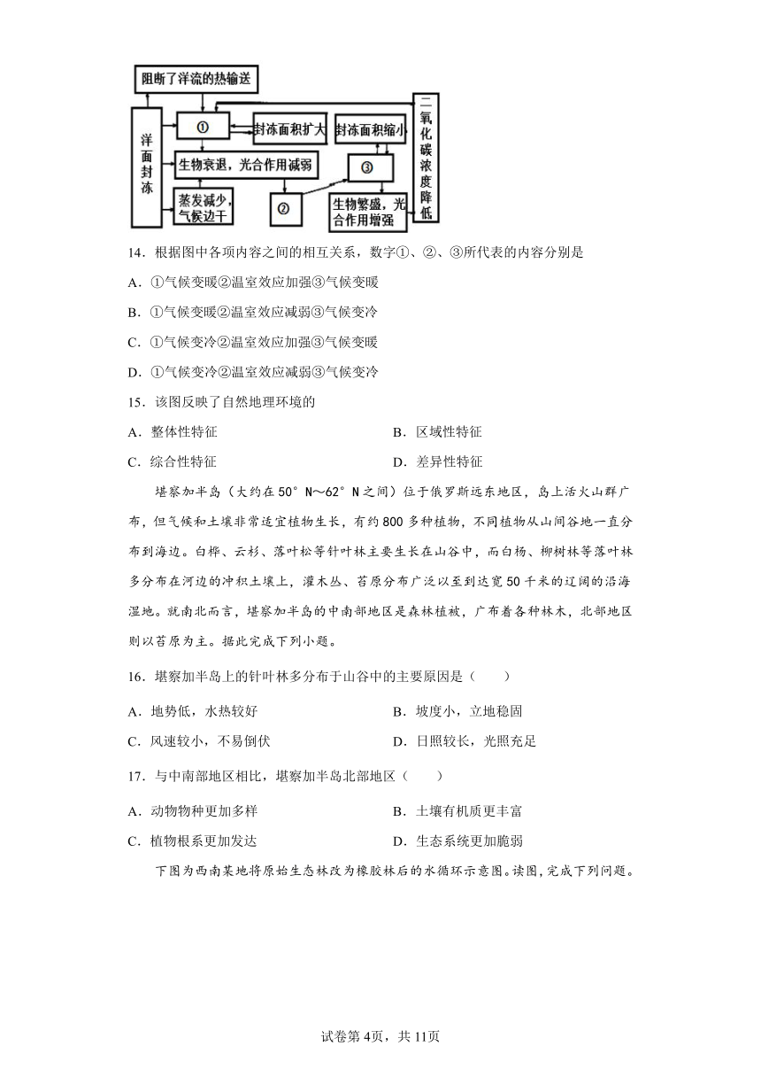 5.1自然环境的整体性 （含解析）