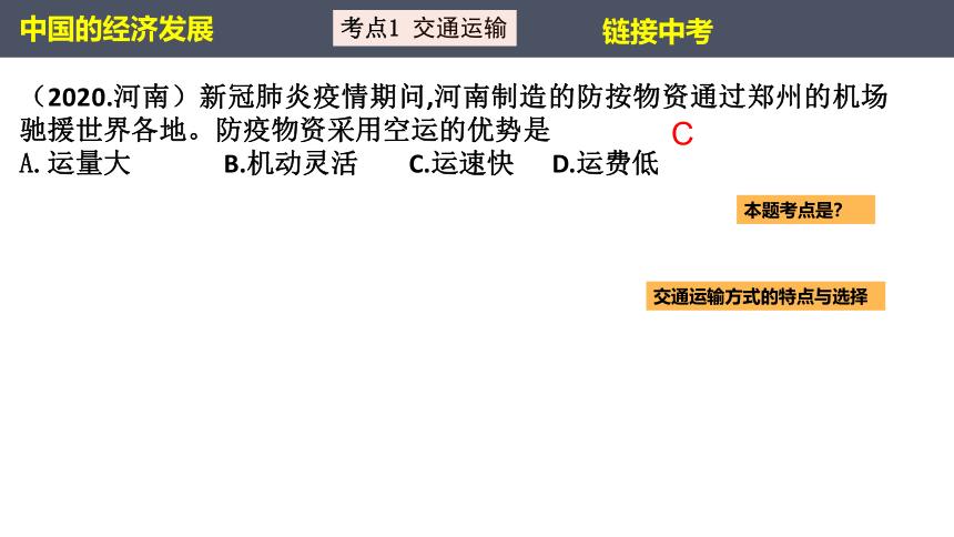 2024年 河南 中考地理复习课件：第十三章 中国的经济发展（28张PPT）