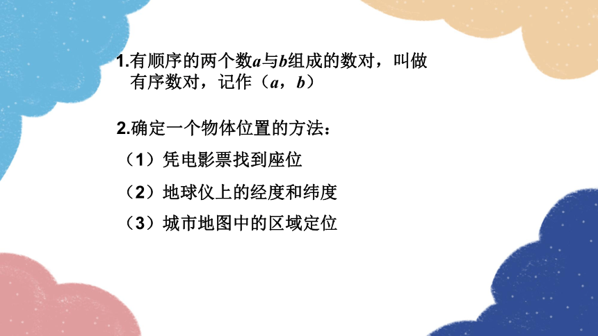 青岛版数学七年级下册 第14章 位置与坐标 课件(共20张PPT)