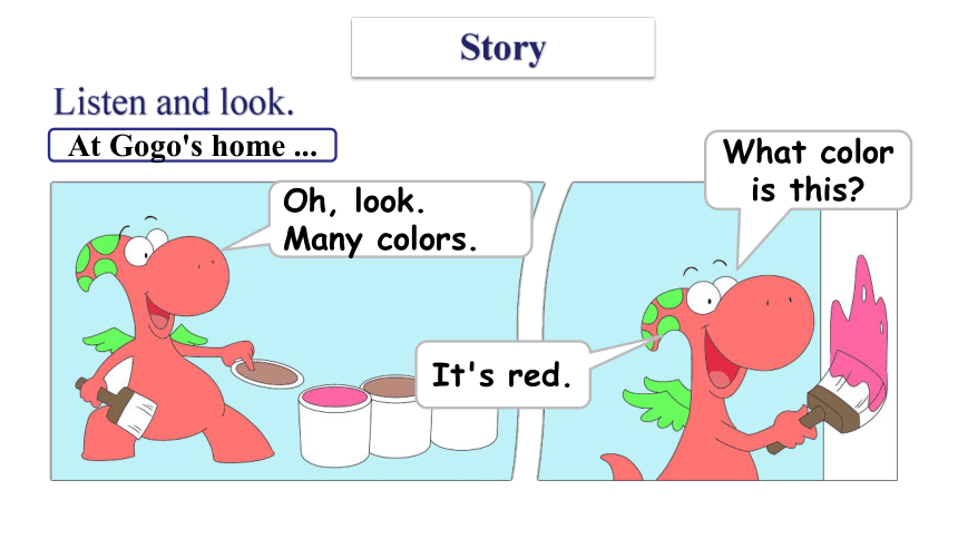 Unit 2 Colors Story 课件(共18张PPT)