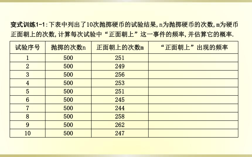 3频率与概率课件(共28张PPT)