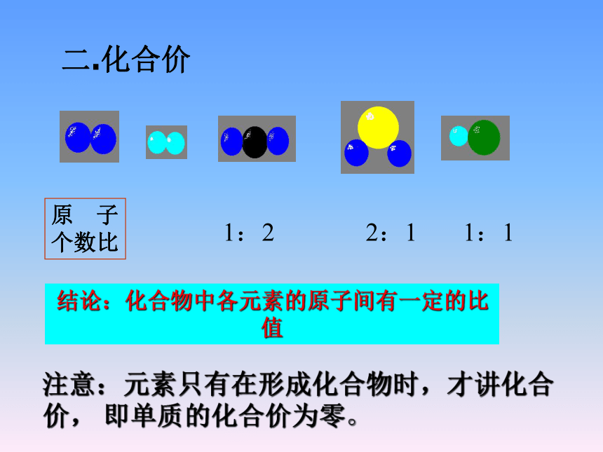 人教版（五四制）八年级全一册化学 第四单元 课题4 化学式和化合价（课件）（62张PPT）