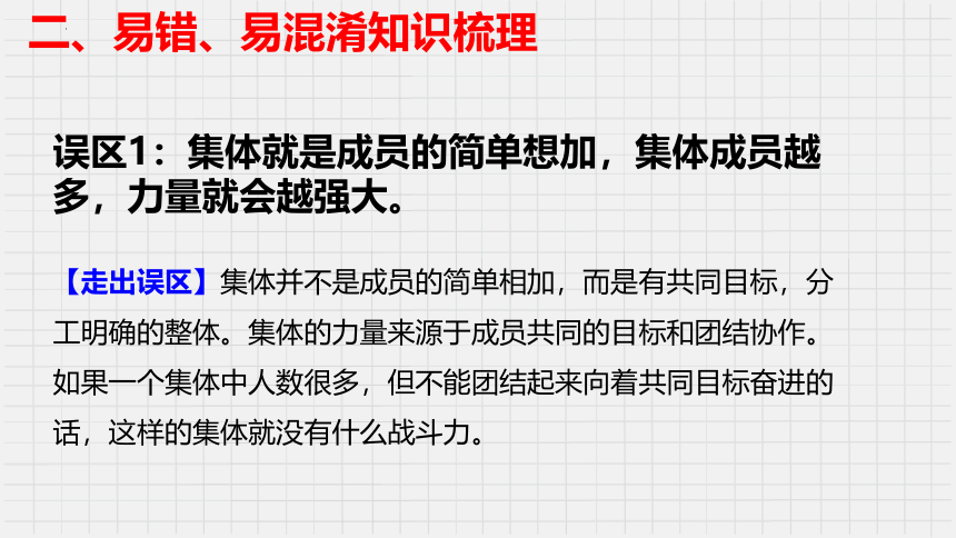 第三单元 在集体中成长 单元复习课件