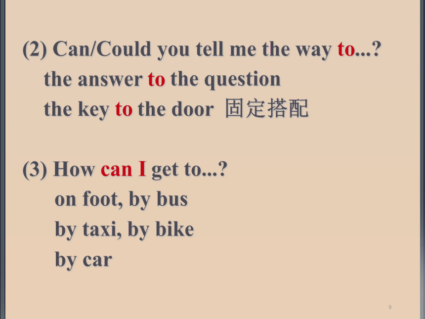 Unit 5 Asking the Way 课件（38张PPT）