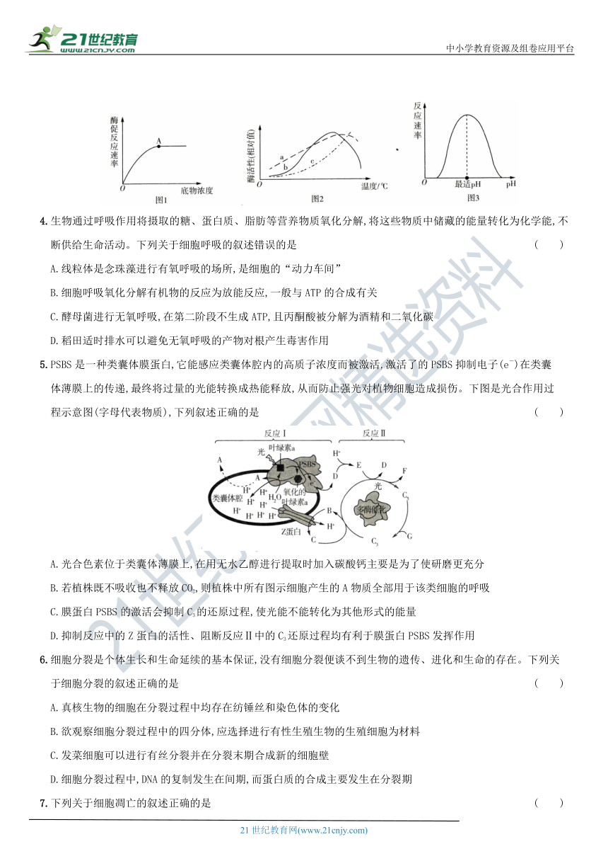 2021年全国高考前全方位强化集训  生物卷●第八套（含解析）