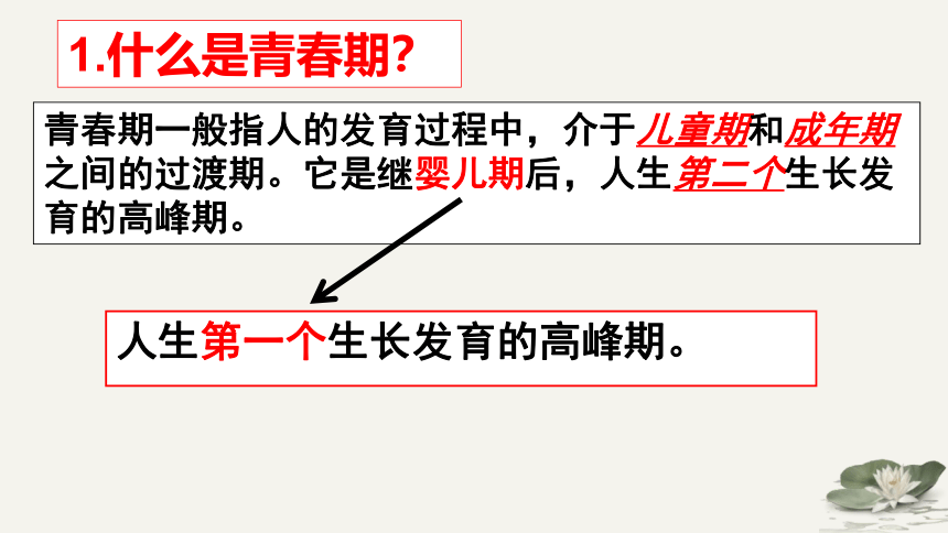 第一课青春的邀约复习课件（23张幻灯片）